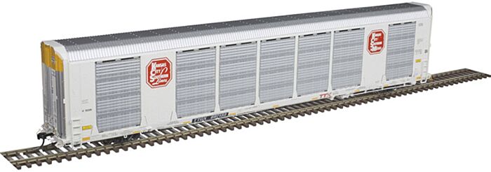Gunderson Multi-Max Enclosed Auto Rack
- Kansas City Southern (Rack# V5026; white, red)