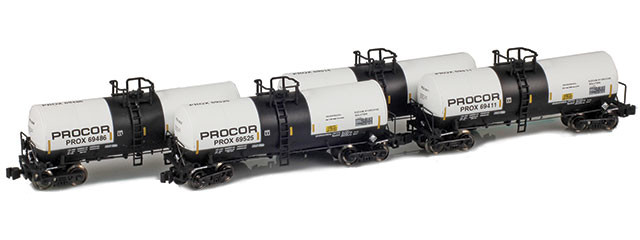 Procor 4-pack of Tank Cars