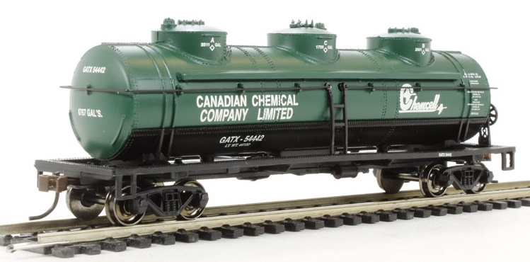HO 3-Dome Tank Car - Chemcell