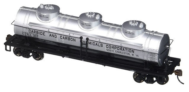 HO 40' Three Dome Tank Car Carbon
