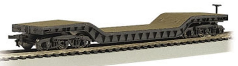 HO 52' Depressed Center Flat Car -