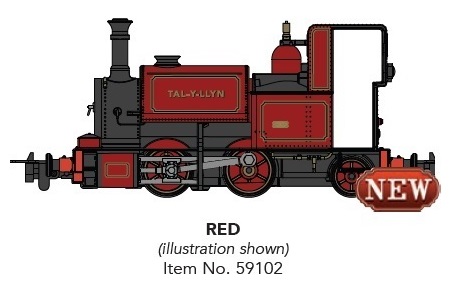 0-4-2ST Talyllyn Locomotive - Red