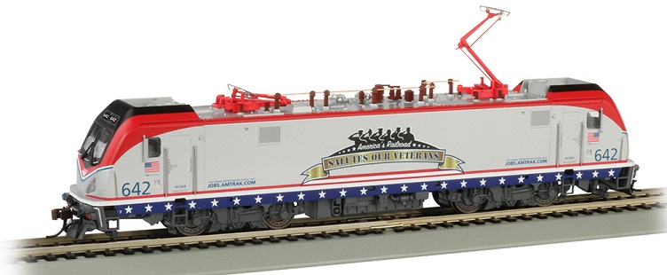 HO ACS-64 Electric Locomotive (DCC
Sound on Board) Amtrak 'Salutes Our Veterans'