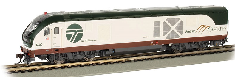 HO Charger SC-44 Diesel-Electric
(DCC WOW Sound on Board) Amtrak Cascades (WSDOT)