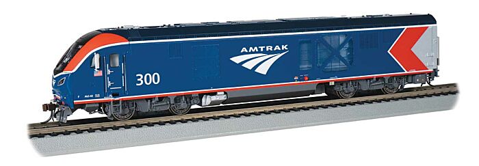 Siemens ALC-42 Charger -
WowSoundŽ and DCC -- Amtrak (Phase VI 2021; blue, silver, red, black)