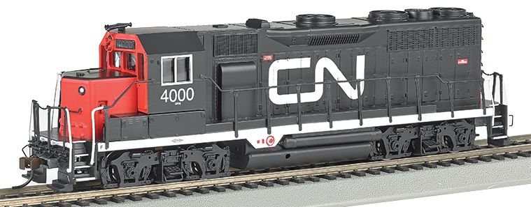 HO EMD GP35 with E-Z-APP Train