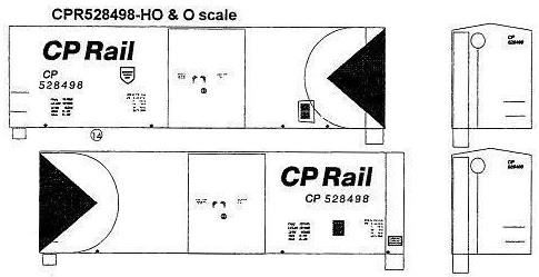 CDS Dry Transfer decals HO HO-218 CP Canadian Pacific Roadswitcher  F181 
