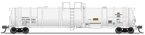 Cryogenic Tank Car, UTLX, White, 2-pack