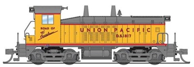 EMD SW7 - Sound and DCC - Paragon4(TM) --
Union Pacific (Armour Yellow, gray, red; Gray Trucks)