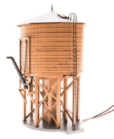 Operating Water Tower w/ Sound, Unlettered,