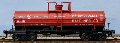 6000 Gallon Tank Car - Penn Salt Single Car