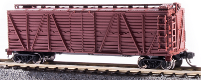 K7A Stock Car, Unlettered, Boxcar Red, Cattle