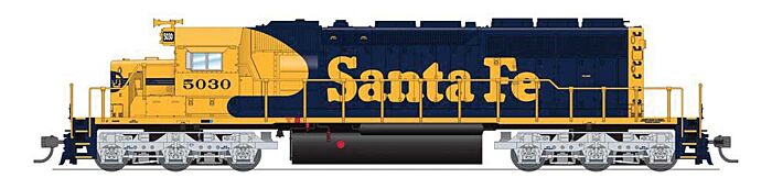 ATSF SD40-2 Yellow Warbonnet Paint