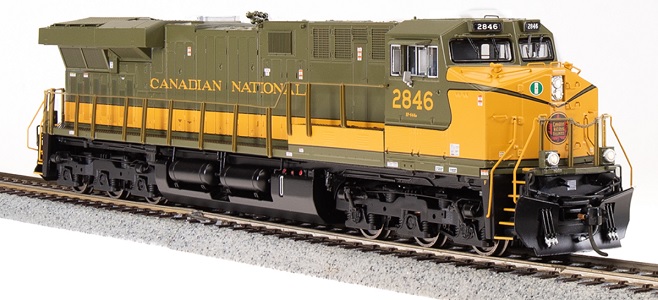 GE ES44AC, CN, Green & Gold, Paragon4
Sound/DC/DCC, Smoke, HO (Fantasy Paint Scheme)