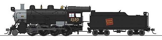 2-8-0 Consolidation - Sound, DCC and Smoke -
Paragon4 - Canadian National (black, graphite, red)
