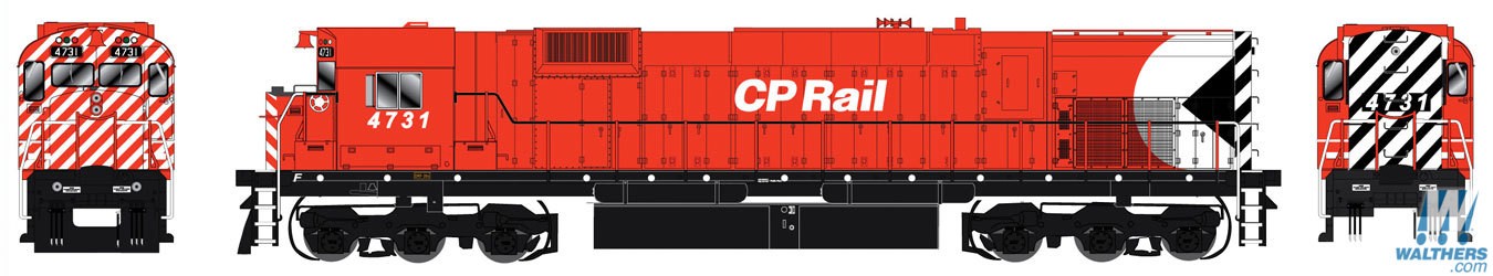 MLW M636 w/LokSound & DCC -
Executive Line -- Canadian Pacific #4734 (Action Red, 5