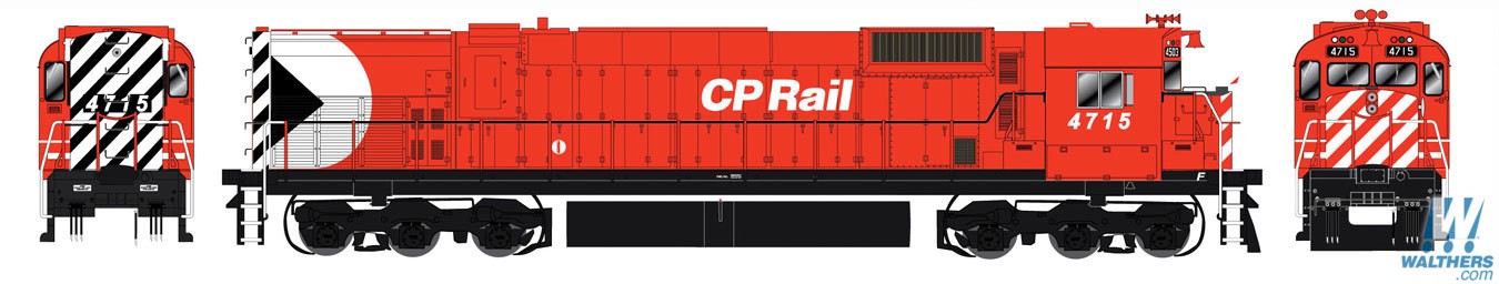MLW M636 w/LokSound & DCC -
Executive Line -- CP Rail (Action Red, 8