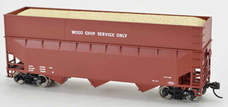 70 Ton Woodchip Hopper, Data Only, Brown
