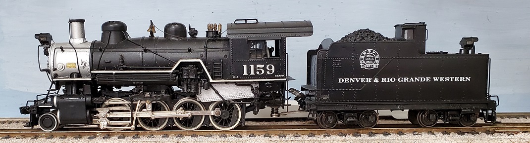 Denver & Rio Grande Western - D&RGW 2-8-0. Wrong tender.