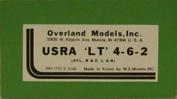 Undecorated - USRA Light 4-6-2