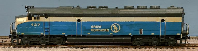 Great Northern Railway - Great Northern Big-Sky Blue EMD F-
45
