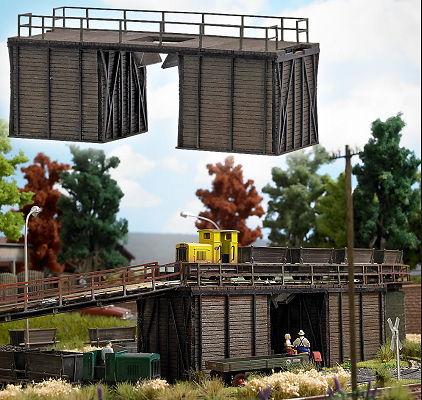 HO Scale Wooden Unloading Platform