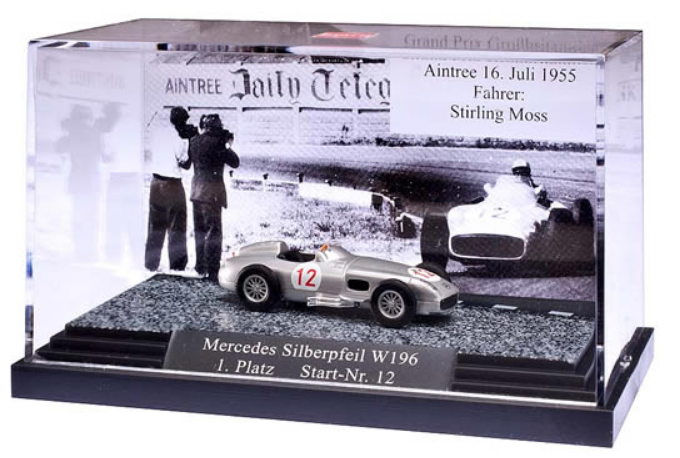 MERCEDES SILVER 1955 STERLING MOSS