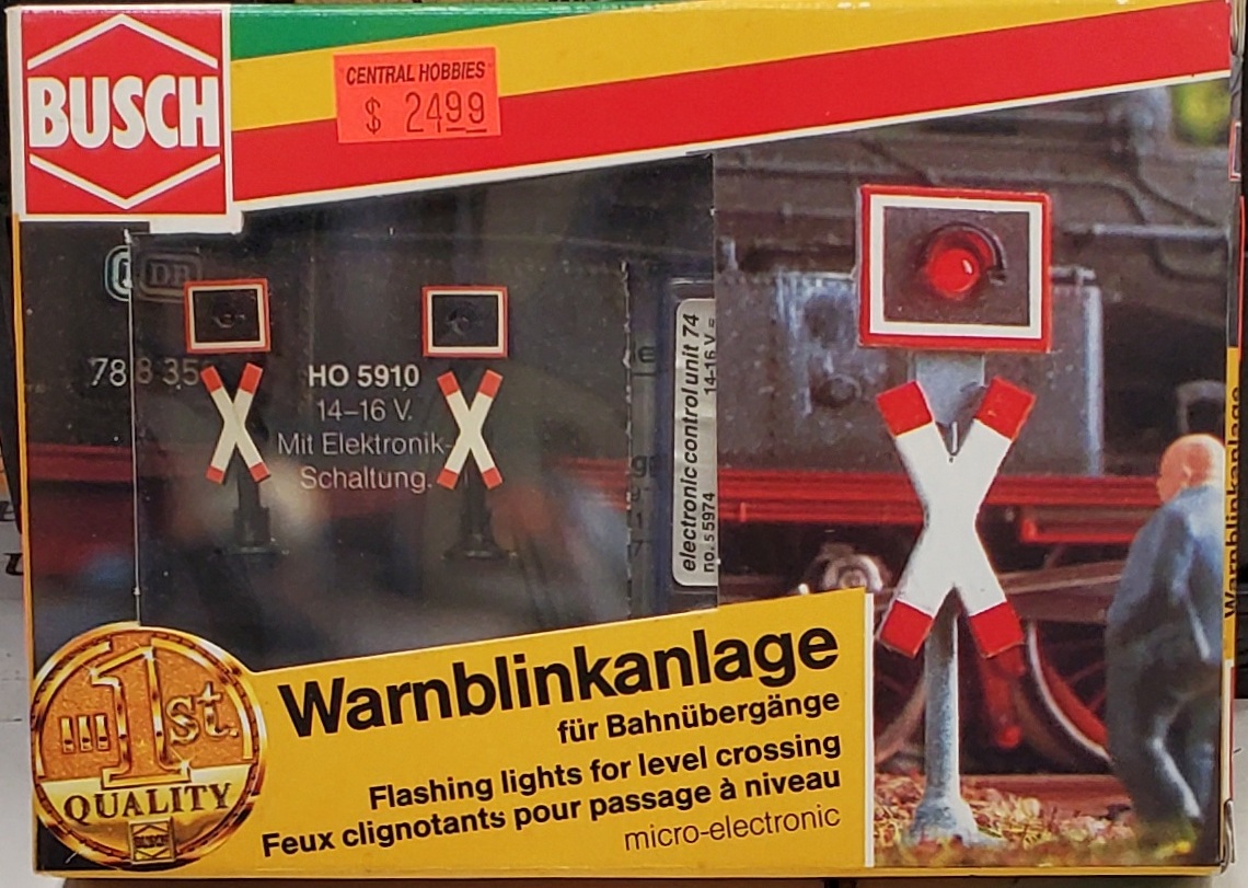 HO Scale Flashing lights for Level Crossing