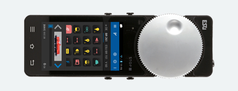 Mobile Control II Remote
Control single Handset for ECoS, german / english. With lanyard and USB-cable
