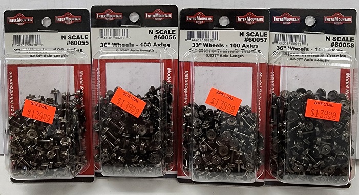  N-Scale Wheel Sets 