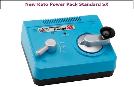  Kato Power Pack Standard SX  Suitable
for both N Gauge and HO Gauge Operation

 