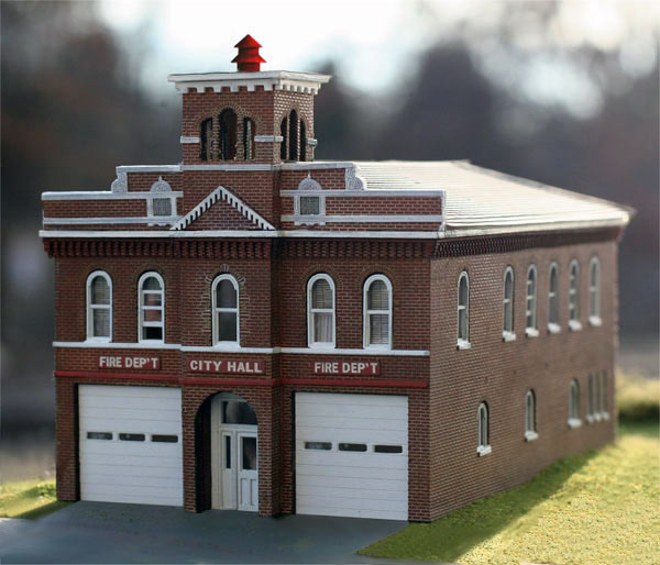HO Hermann Firehouse Kit