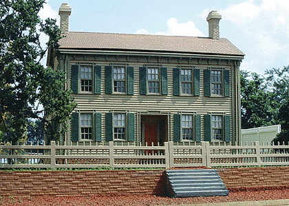 HO Lincoln House Kit