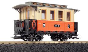 Passenger Car, beige/orange