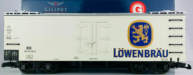  LILIPUT G Scale Lowenbräu Beer Reefer 