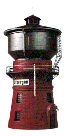 H0 Water tower 'Ottbergen' Kit