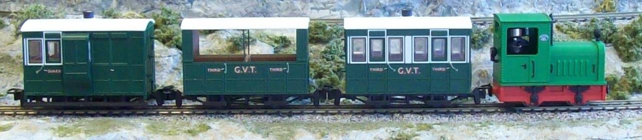 Geminder and Three Tramway Cars