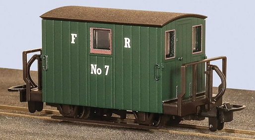  FR Quarryman Coach, Green, Brake Coach (Double Balcony)