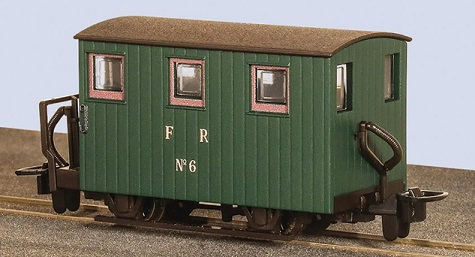  FR Quarryman Coach, Green, Brake Coach (Single Balcony)