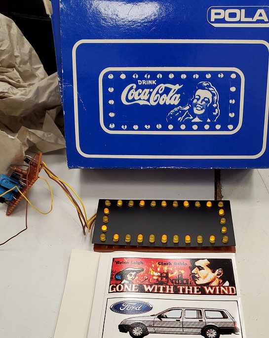 HO Scale Illuminated Billboard