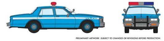 Chevy Impala Police - Blue
