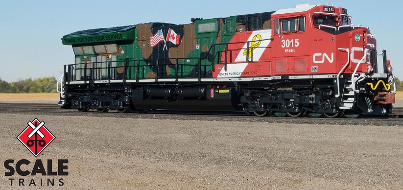 Rivet Counter ET44 Canadian
National/Veterans Commemorative Scheme DCC & Sound