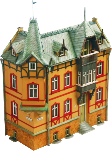  O Scale Kit - Pension zum Adler (The Eagle Boarding House) 