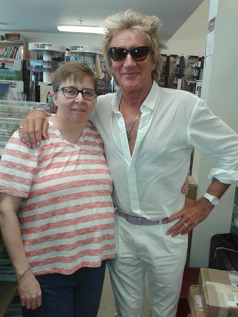  Rod Stewart and Kathy
