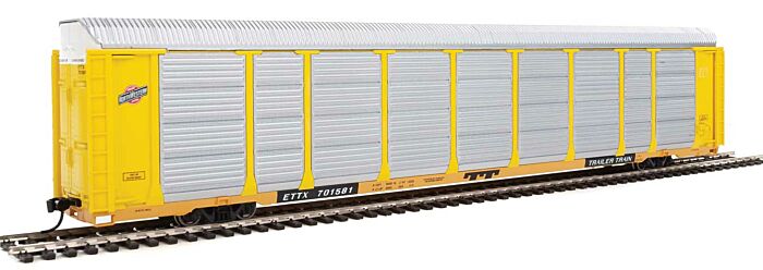 89' Thrall Enclosed Tri-Level Auto Carrier
- Chicago & North Western(TM) (yellow, silver)