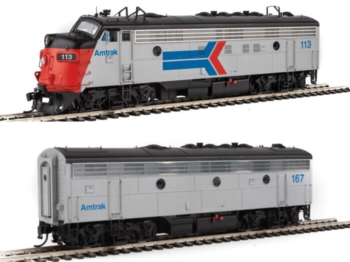 Amtrak FP7 & F7B Locomotive Set