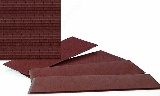  Dark Red Brick Sheets 